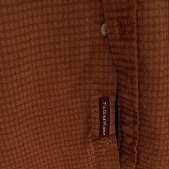 Territory Ahead Ribbed Textured Long Sleeve Casual Outdoor Shirt MensXL-T - Picture 8 of 8